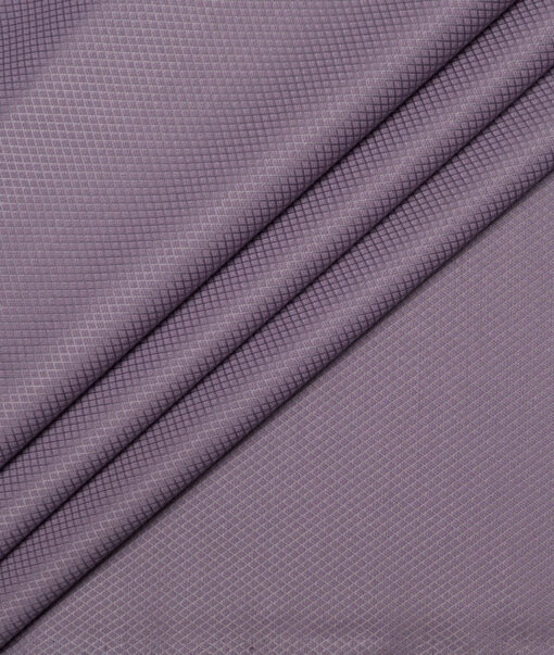 Don & Julio  Structured Terry Rayon Unstitched Suiting Fabric (Mauve)