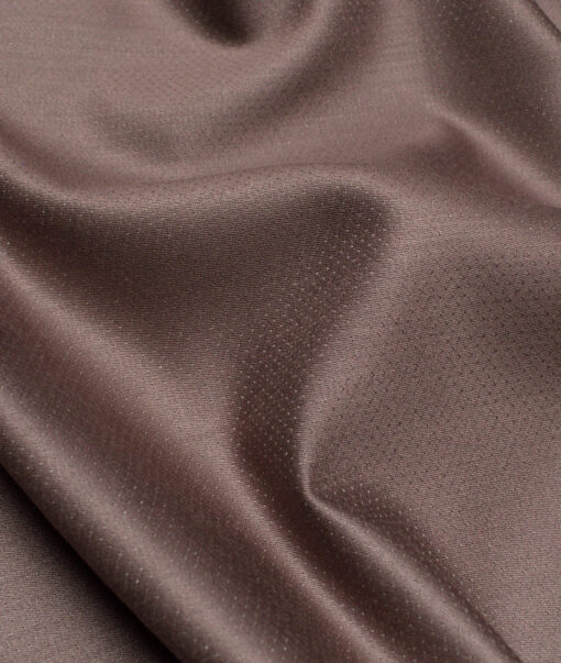 Don & Julio  Stuctured Terry Rayon Unstitched Suiting Fabric (Cinerous Brown)