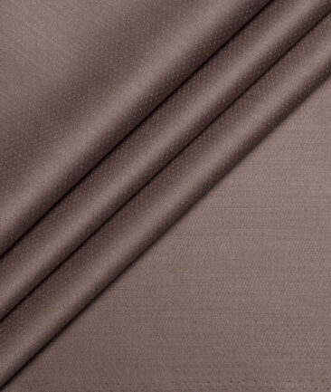 Don & Julio  Stuctured Terry Rayon Unstitched Suiting Fabric (Cinerous Brown)