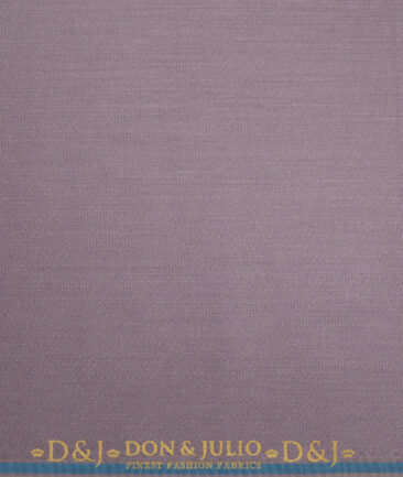 Don & Julio  Stuctured Terry Rayon Unstitched Suiting Fabric (Lavender Purple)