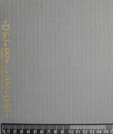 Don & Julio  Striped Terry Rayon Unstitched Suiting Fabric (Grey)
