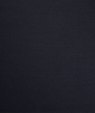 Italian Channel  Solids Terry Rayon Unstitched Suiting Fabric (Deep Navy Blue)