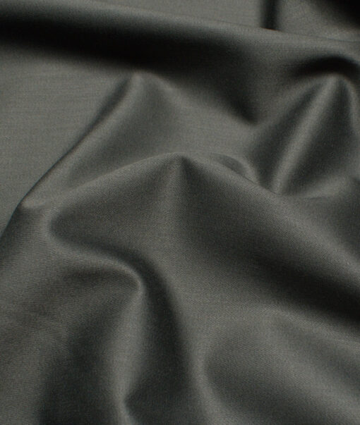 Italian Channel  Solids Terry Rayon Unstitched Suiting Fabric (Hazel Green)