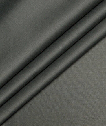 Italian Channel  Solids Terry Rayon Unstitched Suiting Fabric (Hazel Green)