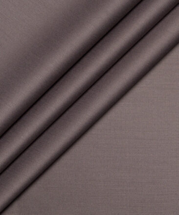 Italian Channel  Solids Terry Rayon Unstitched Suiting Fabric (Pine Cone Brown)