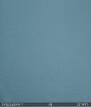 J.hampstead  Solids Terry Rayon Unstitched Suiting Fabric (Celestial Blue)