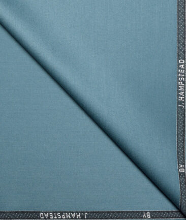 J.hampstead  Solids Terry Rayon Unstitched Suiting Fabric (Celestial Blue)