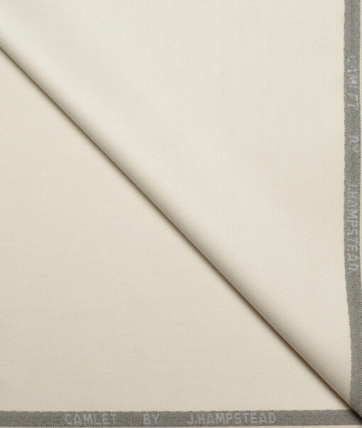 J.hampstead Solids Terry Rayon Unstitched Suiting Fabric (Cream) J.hampstead Solids Terry Rayon Unstitched Suiting Fabric (Cream)