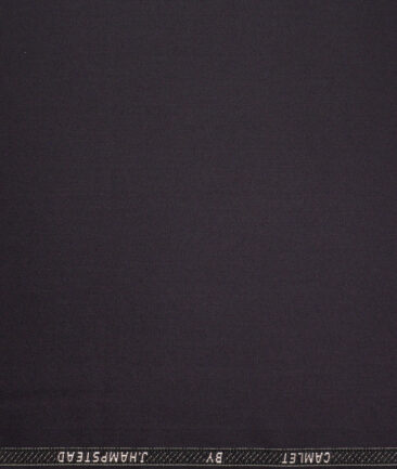 J.hampstead  Solids Terry Rayon Unstitched Suiting Fabric (Dark Purple)