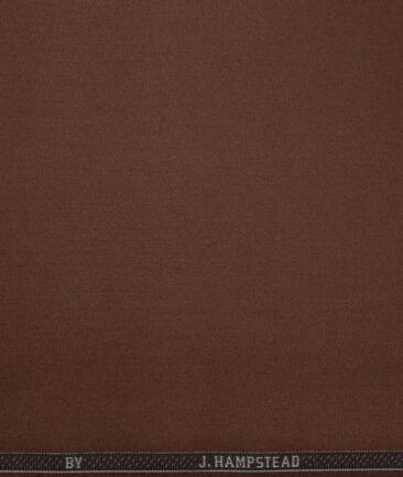 J.hampstead  Solids Terry Rayon Unstitched Suiting Fabric (Irish Coffee Brown)