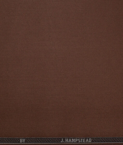 J.hampstead  Solids Terry Rayon Unstitched Suiting Fabric (Irish Coffee Brown)