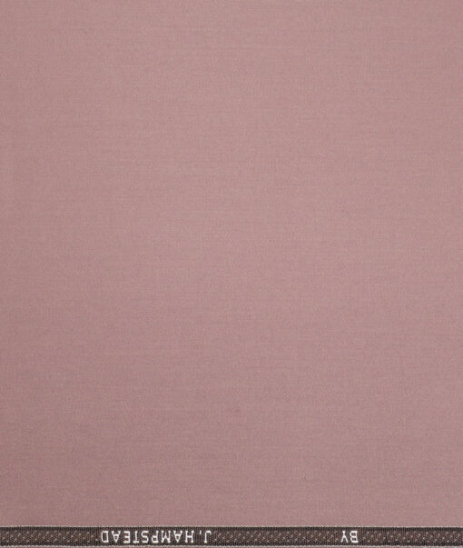 J.hampstead  Solids Terry Rayon Unstitched Suiting Fabric (Light Mauve)