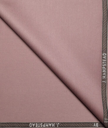 J.hampstead  Solids Terry Rayon Unstitched Suiting Fabric (Light Mauve)
