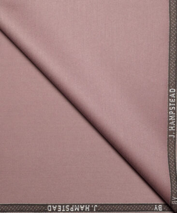 J.hampstead  Solids Terry Rayon Unstitched Suiting Fabric (Light Mauve)