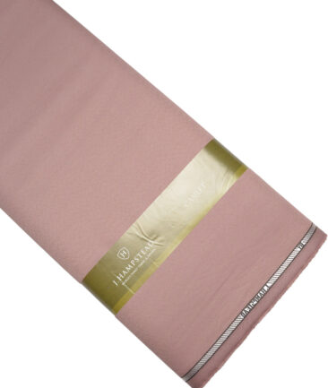 J.hampstead  Solids Terry Rayon Unstitched Suiting Fabric (Light Mauve)