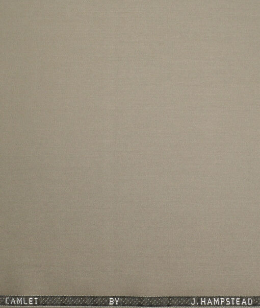 J.hampstead  Solids Terry Rayon Unstitched Suiting Fabric (Olive Haze Green)