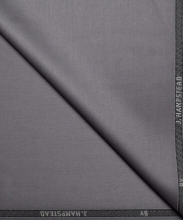 J.hampstead  Solids Terry Rayon Unstitched Suiting Fabric (Slate Grey)