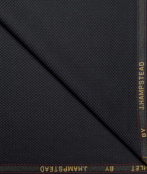 J.hampstead Structured Terry Rayon Unstitched Suiting Fabric (Blackish Grey) J.hampstead Structured Terry Rayon Unstitched Suiting Fabric (Blackish Grey)