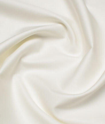 Tessitura Monti 2 Ply 70's Giza Cotton Striped Shirting Fabric (Cream)