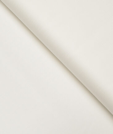 Tessitura Monti 2 Ply 70's Giza Cotton Striped Shirting Fabric (Cream)