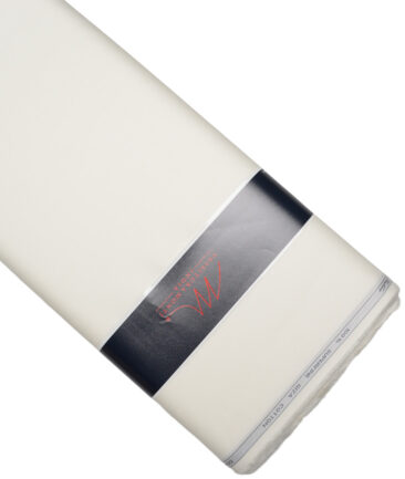 Tessitura Monti 2 Ply 70's Giza Cotton Striped Shirting Fabric (Cream)