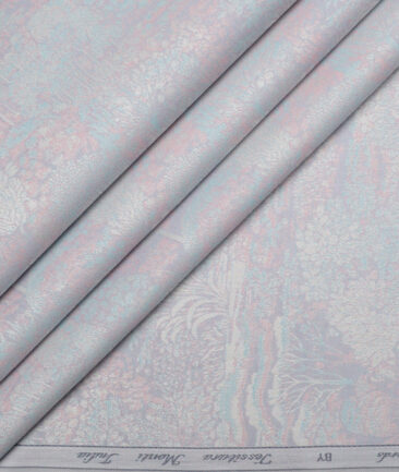 Tessitura Monti  Giza Cotton Self Design Shirting Fabric (Dark Purple)