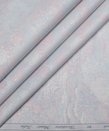 Tessitura Monti  Giza Cotton Self Design Shirting Fabric (Dark Purple)