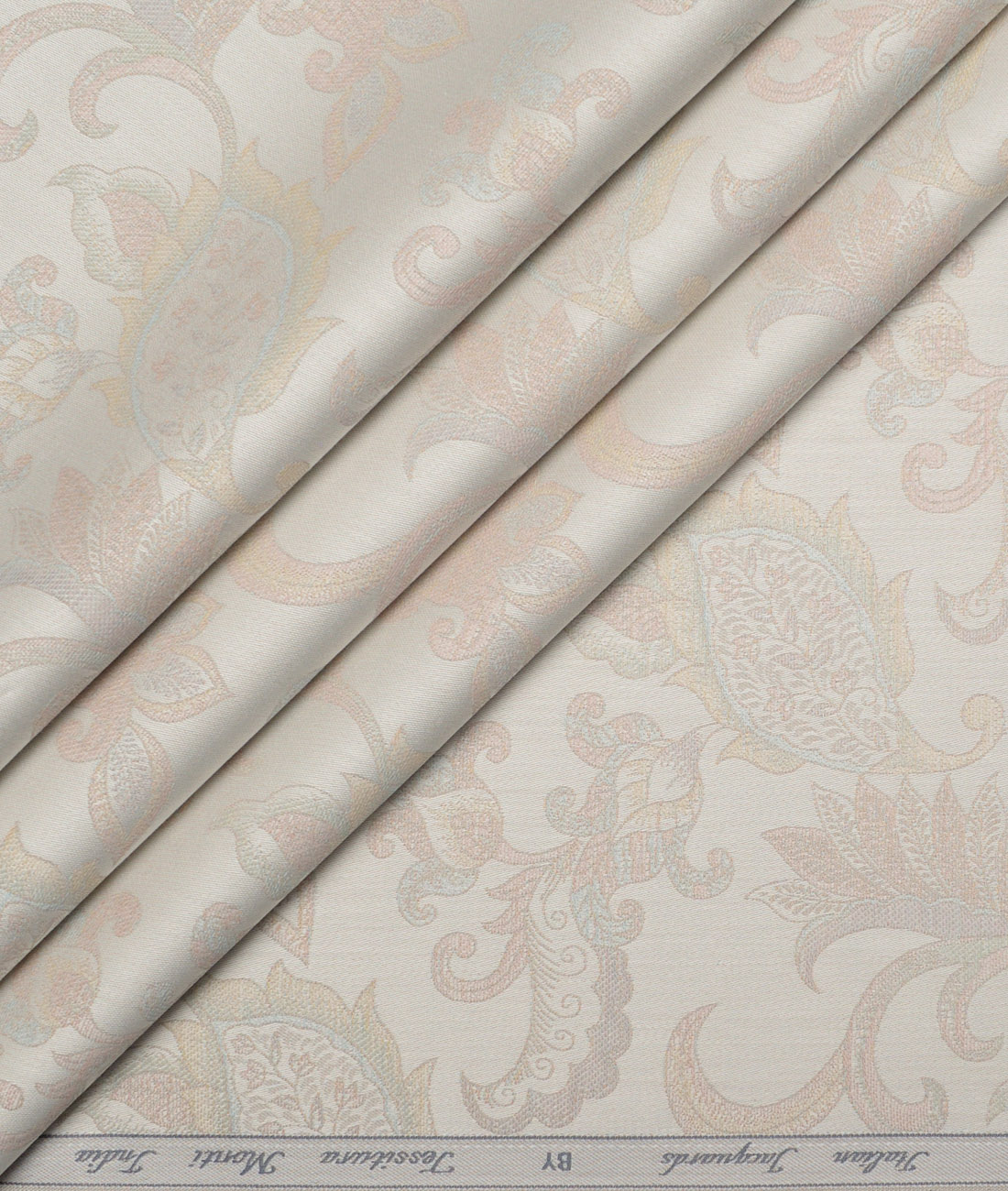 Tessitura Monti Giza Cotton Self Design Shirting Fabric (Beige) Tessitura Monti Giza Cotton Self Design Shirting Fabric (Beige)