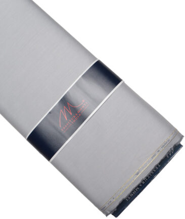 Tessitura Monti 2 Ply 140's Supima Cotton Solids Shirting Fabric (Grey)