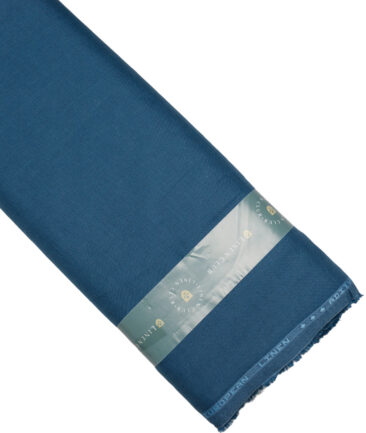 Linen Club 60 LEA European Linen Solids Shirting Fabric (Regal Blue)