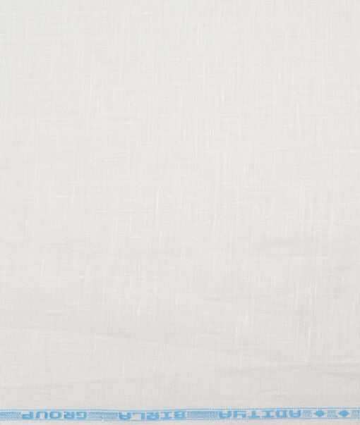 Linen Club 60 LEA European Linen Solids Shirting Fabric (White)