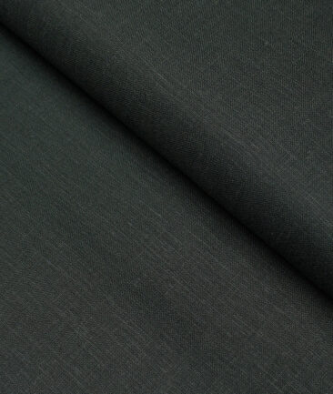 Burgoyne 60 LEA Irish Linen Solids Shirting Fabric (Dark Green)