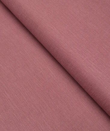 Burgoyne 60 LEA Irish Linen Solids Shirting Fabric (Dusty Rose Pink)