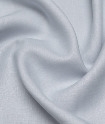 Burgoyne 60 LEA Irish Linen Solids Shirting Fabric (Goose Grey)