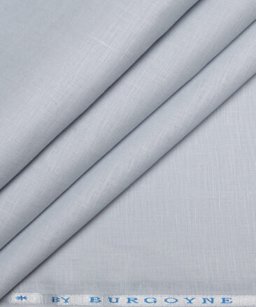 Burgoyne 60 LEA Irish Linen Solids Shirting Fabric (Goose Grey)