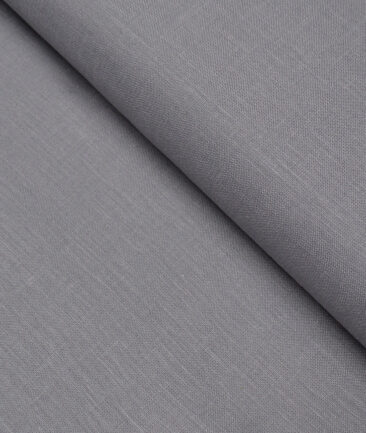 Burgoyne 60 LEA Irish Linen Solids Shirting Fabric (Grey)