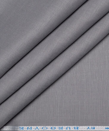 Burgoyne 60 LEA Irish Linen Solids Shirting Fabric (Grey)
