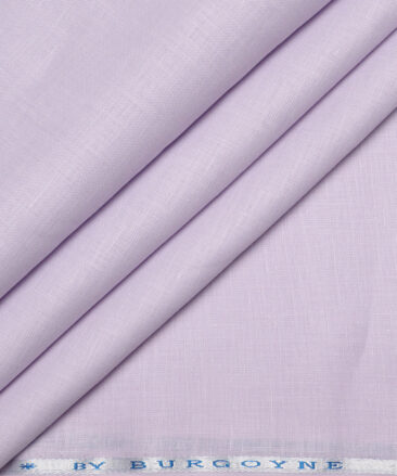 Burgoyne 60 LEA Irish Linen Solids Shirting Fabric (Light Lavander Purple)
