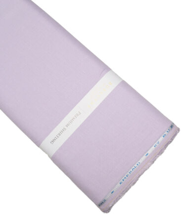 Burgoyne 60 LEA Irish Linen Solids Shirting Fabric (Light Lavander Purple)