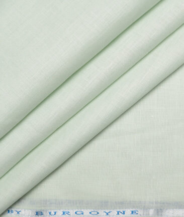 Burgoyne 60 LEA Irish Linen Solids Shirting Fabric (Light Tea Green)