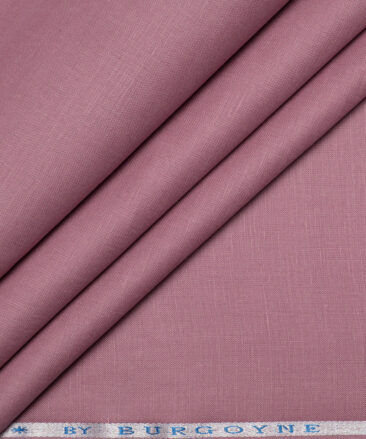 Burgoyne 60 LEA Irish Linen Solids Shirting Fabric (Muted Pink)
