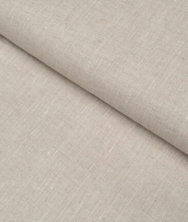 Burgoyne 60 LEA Irish Linen Solids Shirting Fabric (Natural Beige)