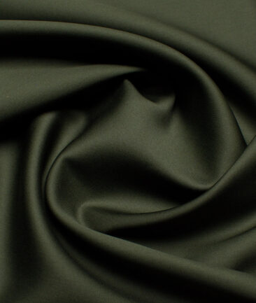 Luthai  Cotton Solids Shirt or Kurta Pajama Fabric (Army Green) - Image 3