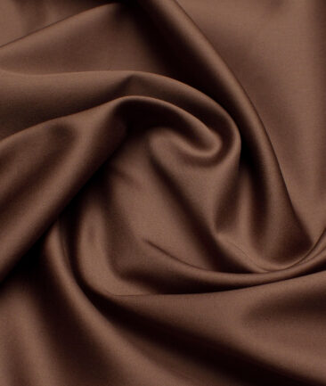 Luthai Cotton Solids Shirt or Kurta Pajama Fabric (Copper Brown) - Image 3