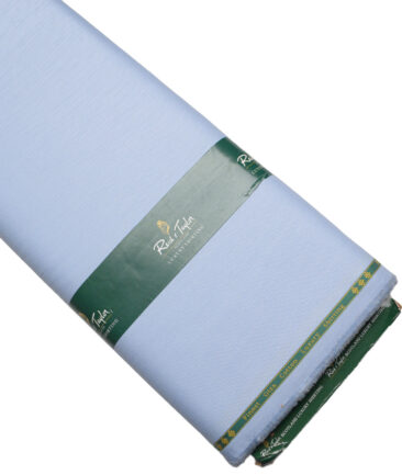 Reid & Taylor  Giza Cotton Structured Shirting Fabric (Sky Blue)