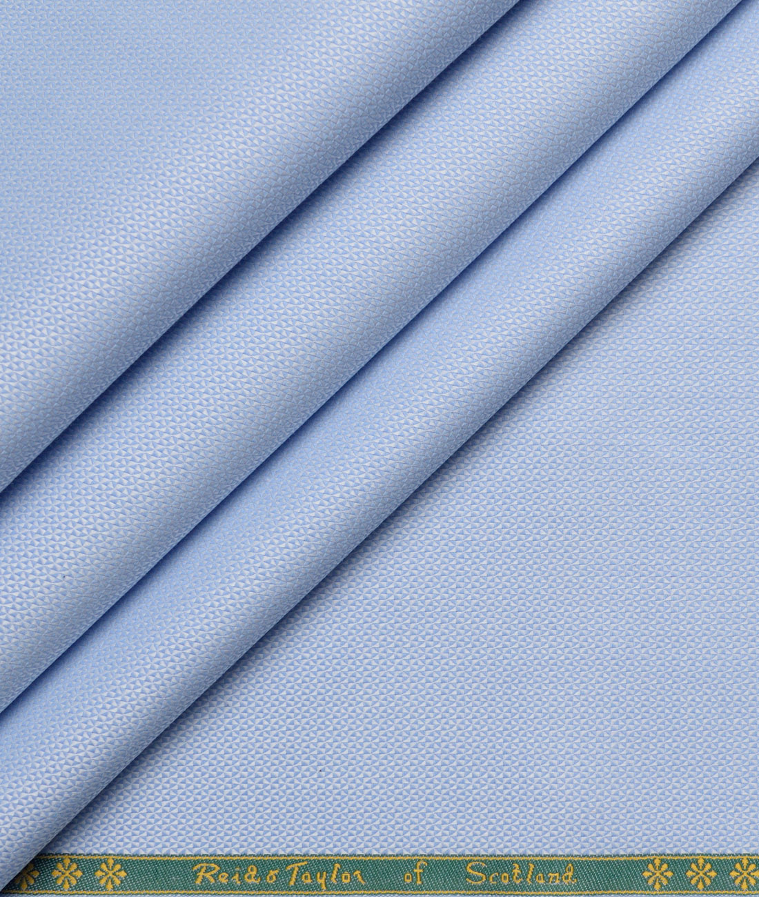 Reid & Taylor Giza Cotton Structured Shirting Fabric (Sky Blue) Reid & Taylor Giza Cotton Structured Shirting Fabric (Sky Blue)