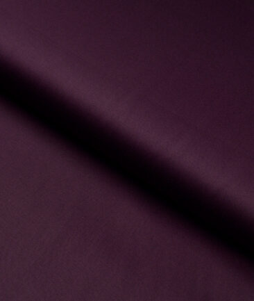 Reid & Taylor  Giza Cotton Solids Shirt or Kurta Pajama Fabric (Dark Purple) - Image 4