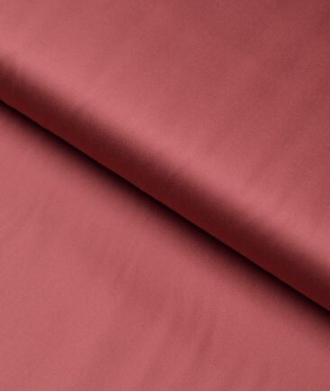 Reid & Taylor  Giza Cotton Solids Shirt or Kurta Pajama Fabric (Light Caramine Pink) - Image 4