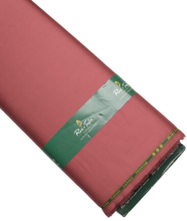 Reid & Taylor  Giza Cotton Solids Shirt or Kurta Pajama Fabric (Light Caramine Pink) - Image 6