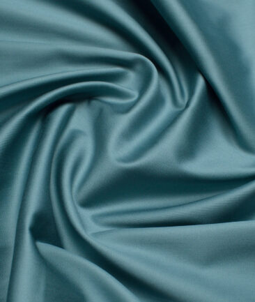 Reid & Taylor  Giza Cotton Solids Shirt or Kurta Pajama Fabric (Light Sea Green) - Image 3